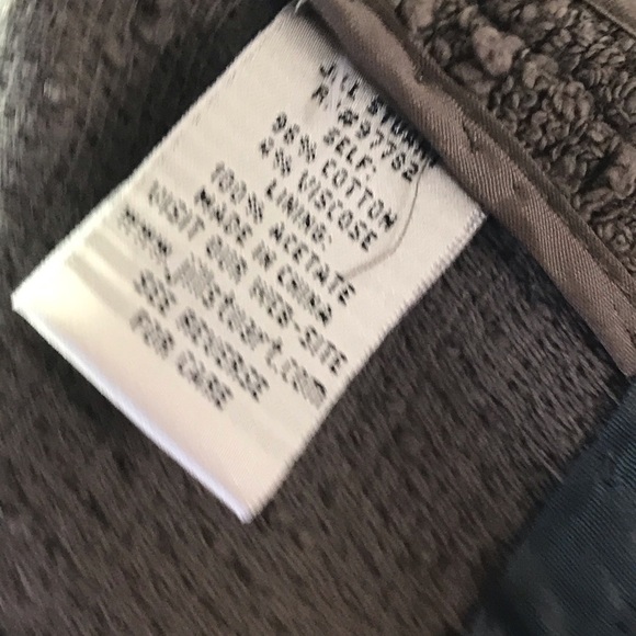 JILL STUART GREY WOVEN SHIRT DRESS - Picture 7 of 7